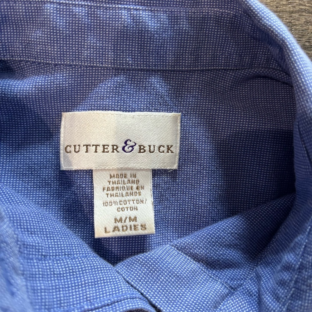 Cutter & Buck Florida State University FSU Blue Casual Button-Down Shirt - Picture 2 of 5